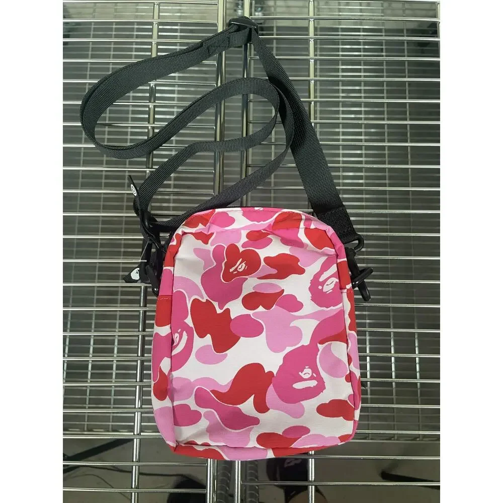 A Bathing Ape PINK CAMO SHOULDER BAG BAPE